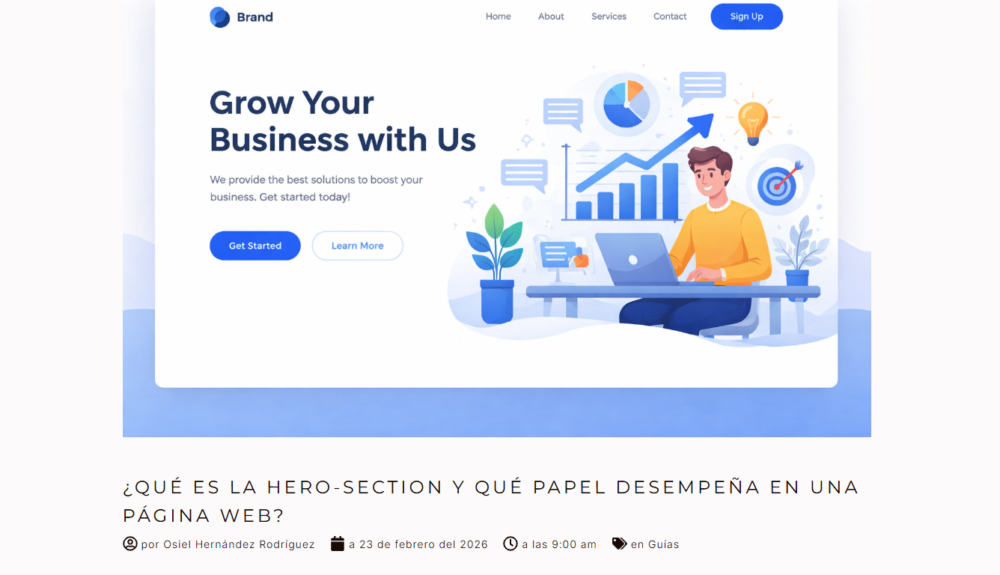 Inicio de una entrada con la meta-información, de la nueva web de Kodyto.