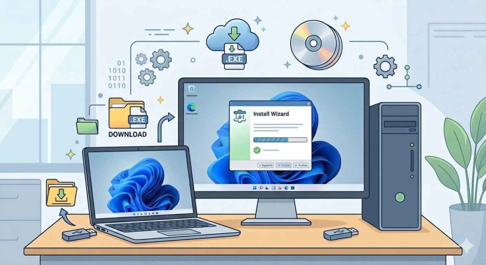 Formas de instalación en Windows alternativas a la tienda de aplicaciones de Microsoft.